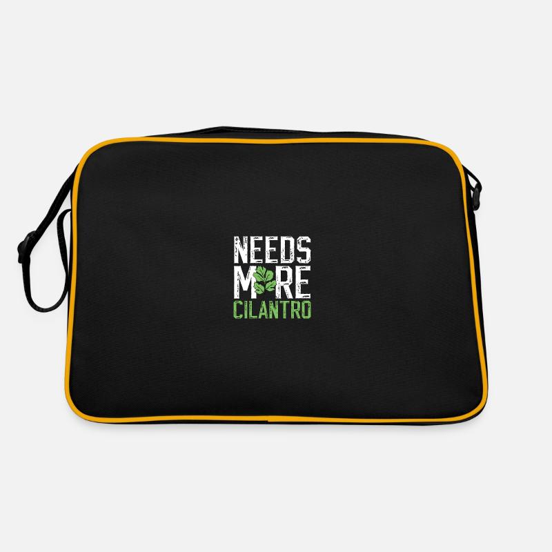 Needs More Cilantro Koriander Liebe Retro Tasche