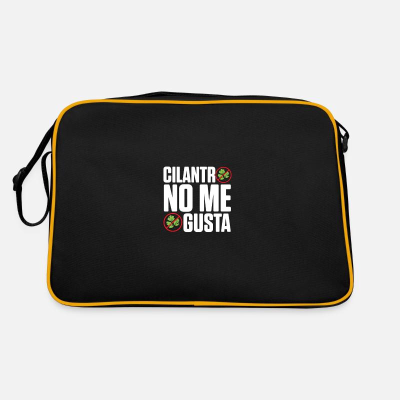 Cilantro no me gusta aversion to cilantro Retro Bag