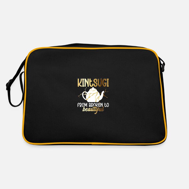 Kintsugi De Broken À Beautiful Kintsukuroi Sac Retro