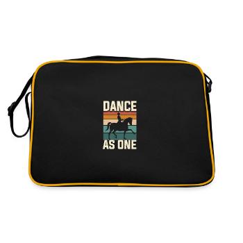 Danser comme un seul cheval Dressage - Sac Retro - noir/or - Dos