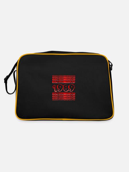 Year 1989 - Retro Bag - black/gold - Back