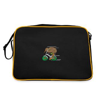 Kiwi Fruits Pacific - Retro Bag - black/gold - Back