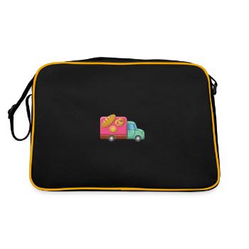 Bread Delivery Service Cart - Retro Bag - black/gold - Back
