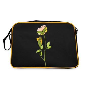 Rose - Retro Bag - black/gold - Back