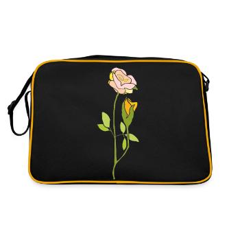 Rose - Retro Bag - black/gold - Back