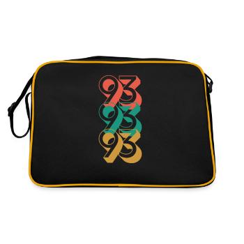 93 - Sac Retro - noir/or - Dos