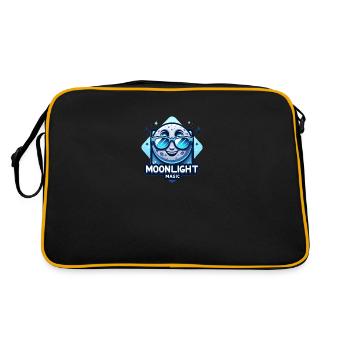 Moonlight Magic - Retro Tasche - Schwarz/Gold - Hinten