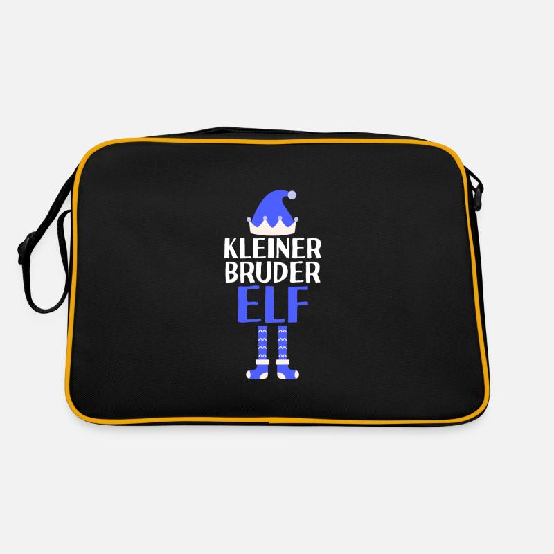 Kleiner Bruder Elf Kleiner Bruder Geschenk Retro Tasche
