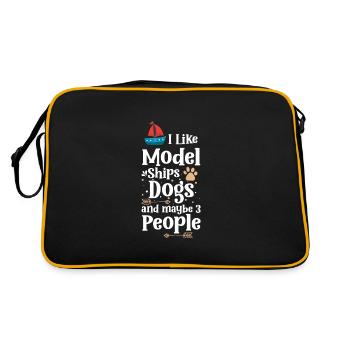 Ship Ship Model Sea Anchor - Retro Bag - black/gold - Back