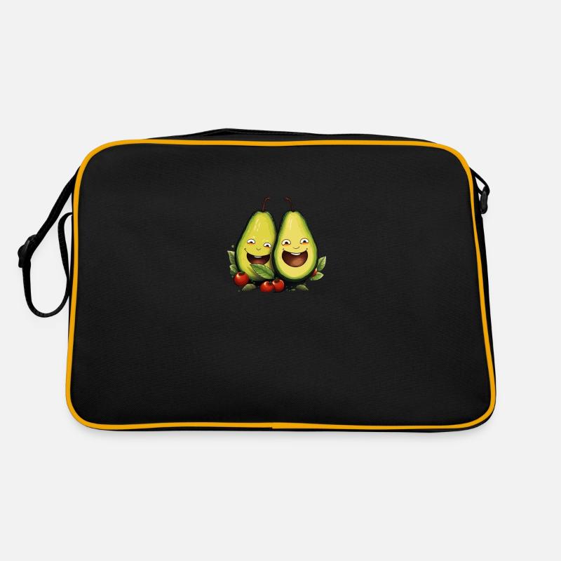 Avocado Pärchen Retro Tasche