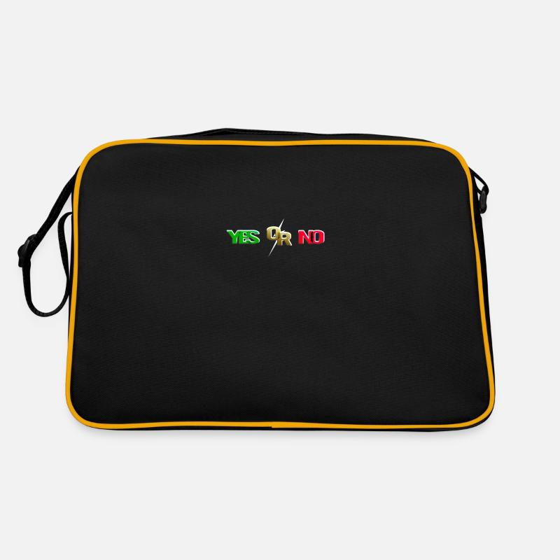 Yes Or No (versus) - Retro Bag - black/gold