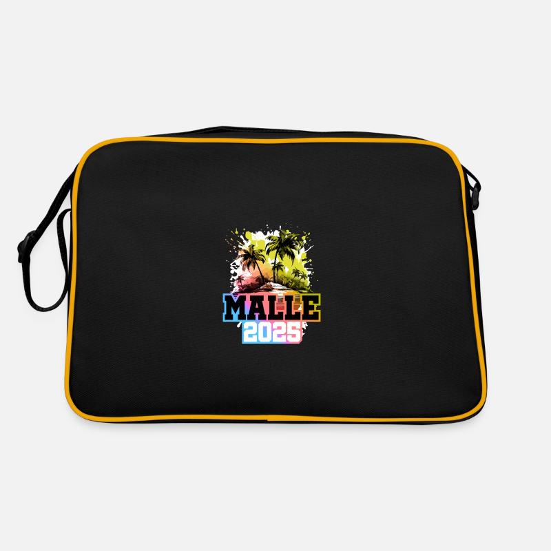 Malle 2025 Palm Trees Multicoloured Retro Bag