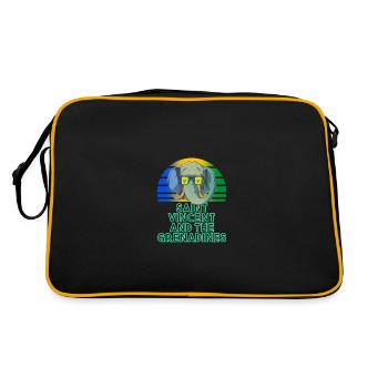 Saint Vincent and the Grenadines - Retro Bag - black/gold - Back