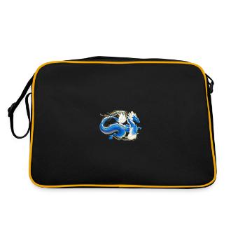Magical Cool Air Dragon - Dragons des éléments - Sac Retro - noir/or - Dos