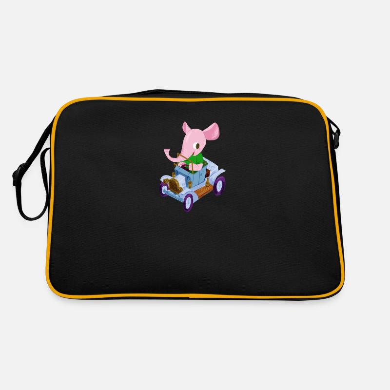 RosaFant - Retro Tasche - Schwarz/Gold