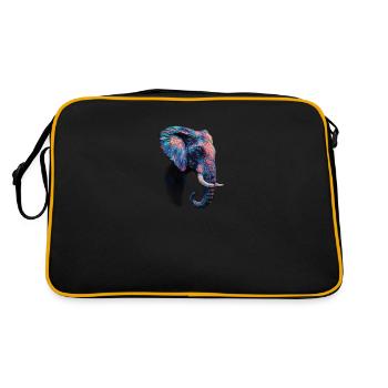 Elephant - Retro Bag - black/gold - Back