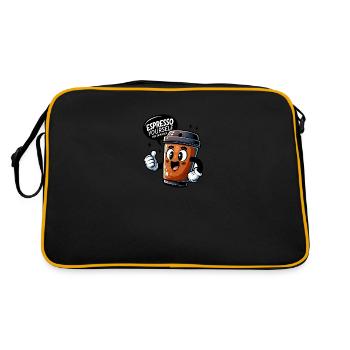 Préparez vous-même un expresso - Sac Retro - noir/or - Dos