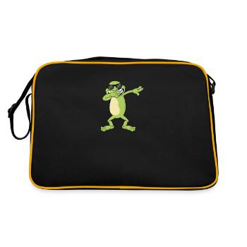 Grenouille Dabbing Dab Gift - Sac Retro - noir/or - Dos