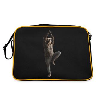 Tragen - Retro Tasche - Schwarz/Gold - Hinten