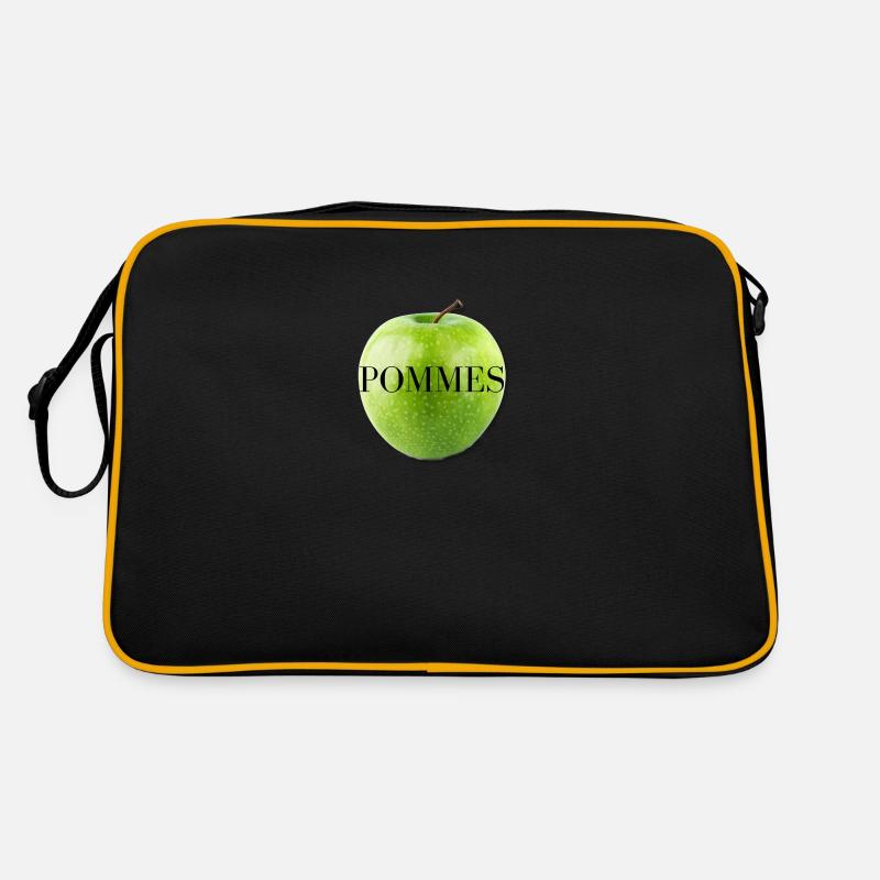 Apfel Design - Modern - Neu - Lecker Retro Tasche