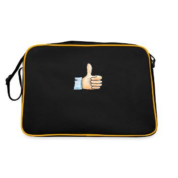 Thumbs up - Retro Bag - black/gold - Back
