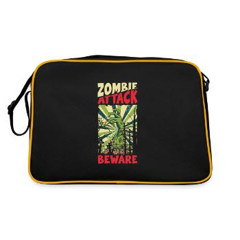 Bande dessinée de style rétro - Sac Retro - noir/or - Dos