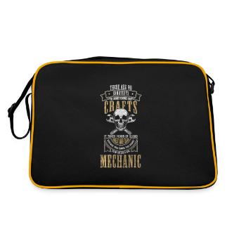 Mechanic Craftsman - Retro Bag - black/gold - Back