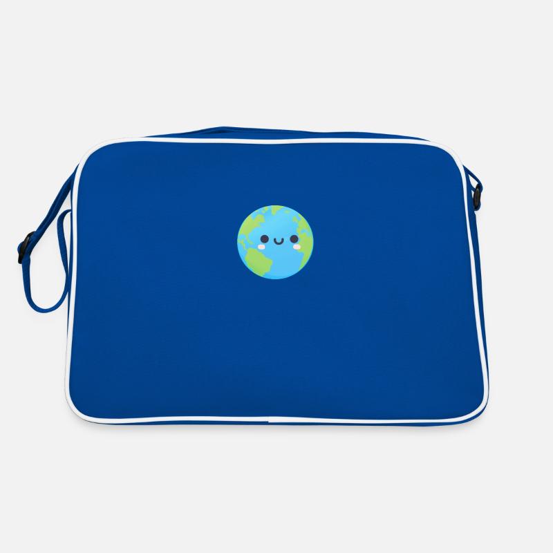 Mignon planète Terre Sac Retro