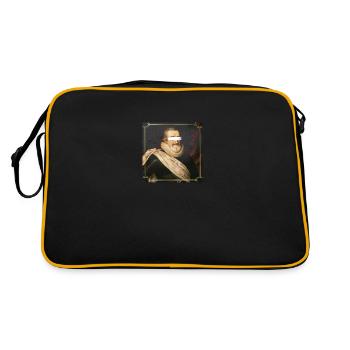 french Henri 4 - Sac Retro - noir/or - Dos