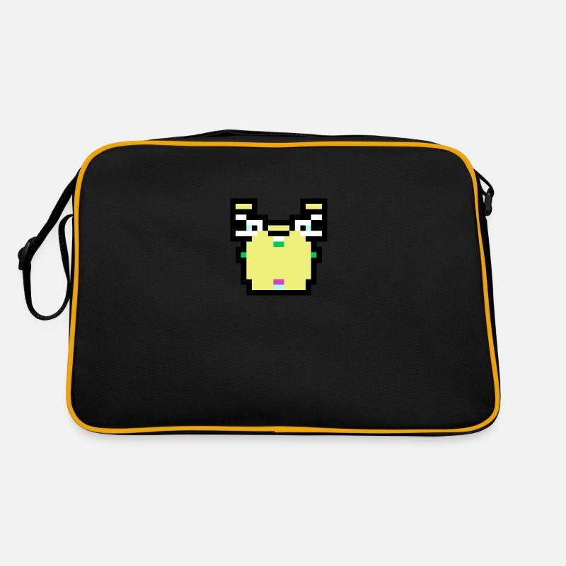 Pixel Krabbe Retro Tasche