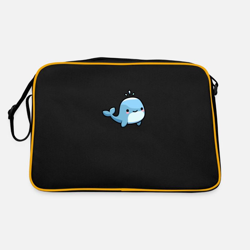 Baleine - design mignon et doux Sac Retro