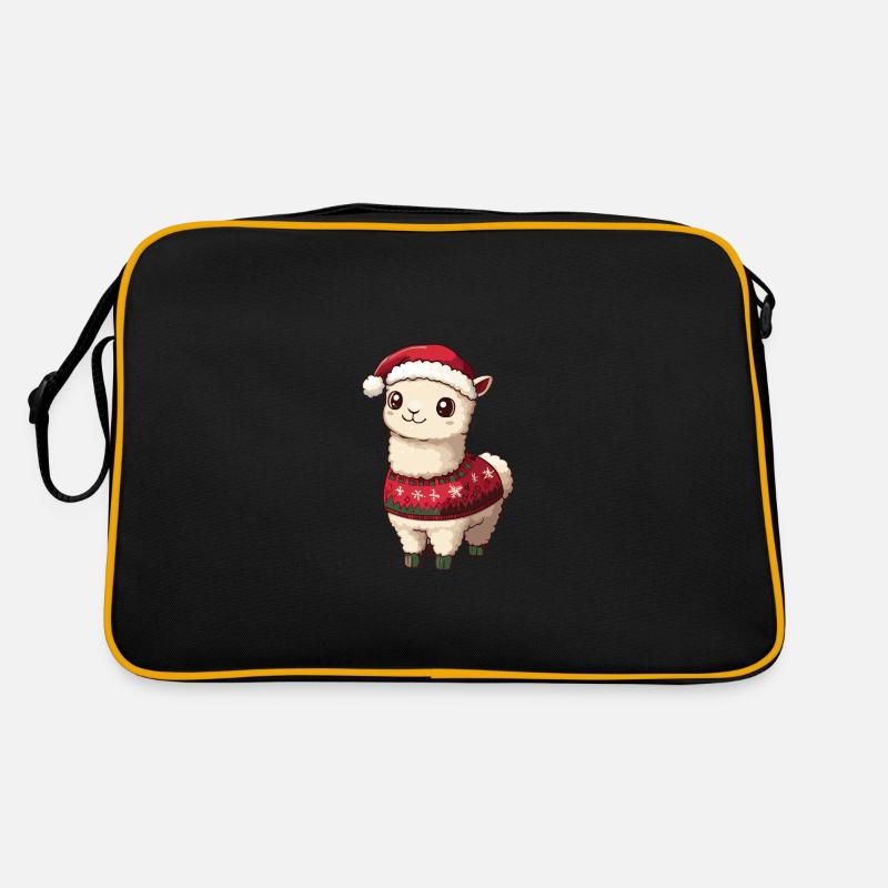 Bande dessinée de Noël Alpaga Llama Sac Retro
