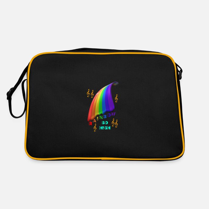 Regenbogen Regenbogen Regenbogen Regenbogen Retro Tasche