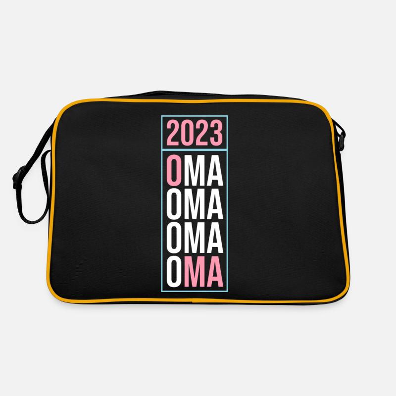 Großmutter 2023 Schwanger Werdende Oma Retro Tasche