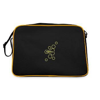 Harrie - Retro Bag - black/gold - Back
