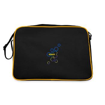 Edgar - Sac Retro - noir/or - Dos