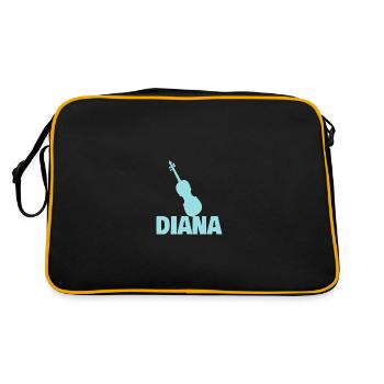 Diana - Retro Bag - black/gold - Back