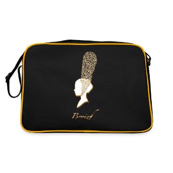 Bretagne - Sac Retro - noir/or - Dos