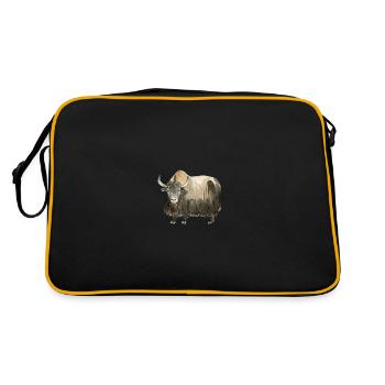 Yak - Sac Retro - noir/or - Dos