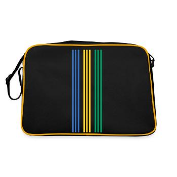 Gabon - Retro Bag - black/gold - Back