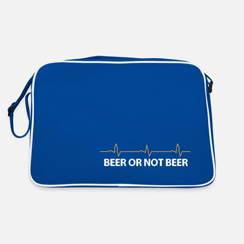 Bier oder kein Bier Retro Tasche