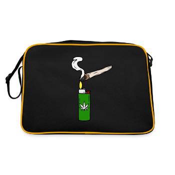 Smoke Weed - Sac Retro - noir/or - Dos