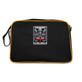 Do not Forget to Read - Retro Bag - black/gold - Back
