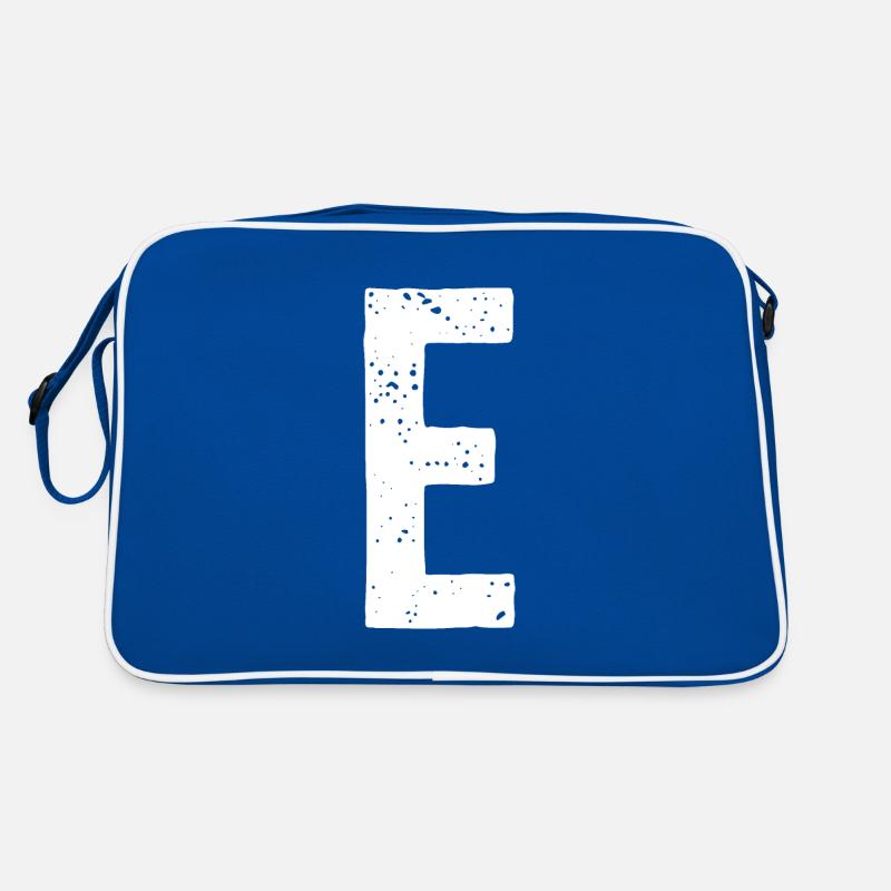 E Letter Retro Bag
