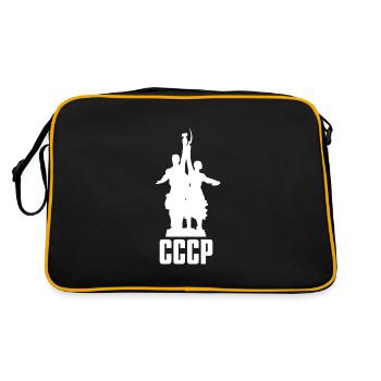 Ouvrier et kolkhozbienne Russie Russe - Sac Retro - noir/or - Dos