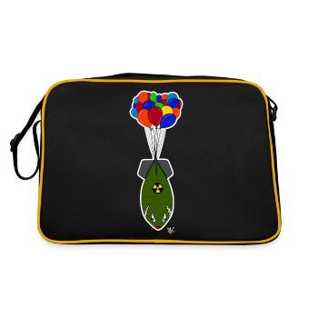 Bombe ballon - Sac Retro - noir/or - Dos