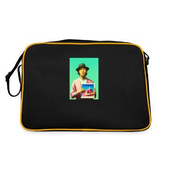 Bubblegum Selfie dans Selfie - ARTWORK sur LSD - Sac Retro - noir/or - Dos