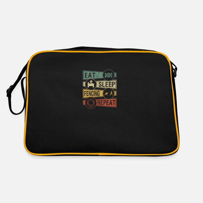 Fechten Fechtkampf Retro Tasche