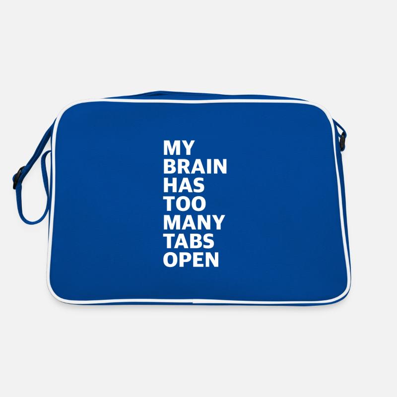 My brain has opened too many tabs | Computer Retro Bag