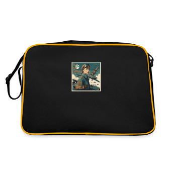 Too Much Perspective........Amelia - Retro Bag - black/gold - Back